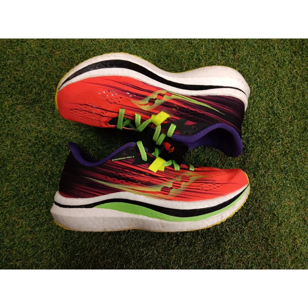 Saucony Endorphin Pro 2 ViZipro S10687-65 Womens US 7 Running Shoes Red Sneakers